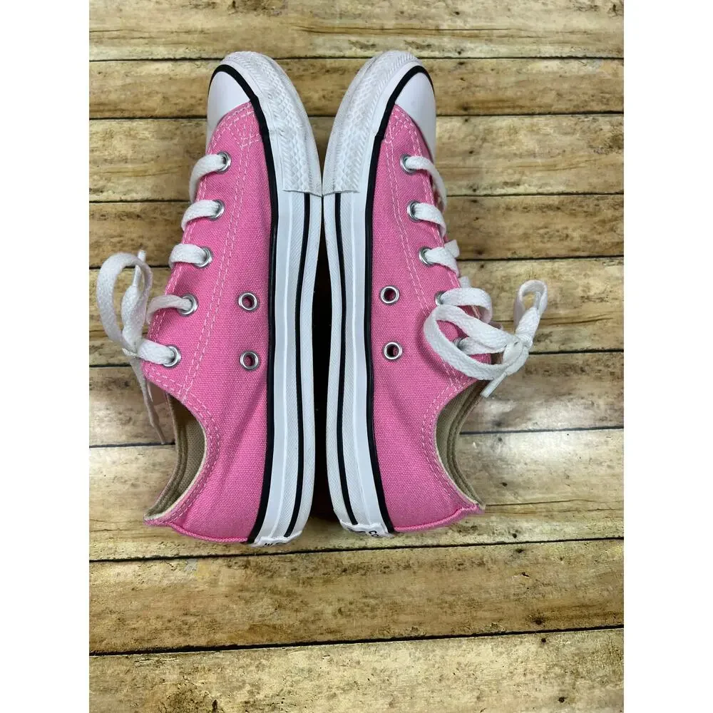 Converse Chuck Taylor All Star Ox 3J238 Pink Girl Shoes Low Top Little Kid 2